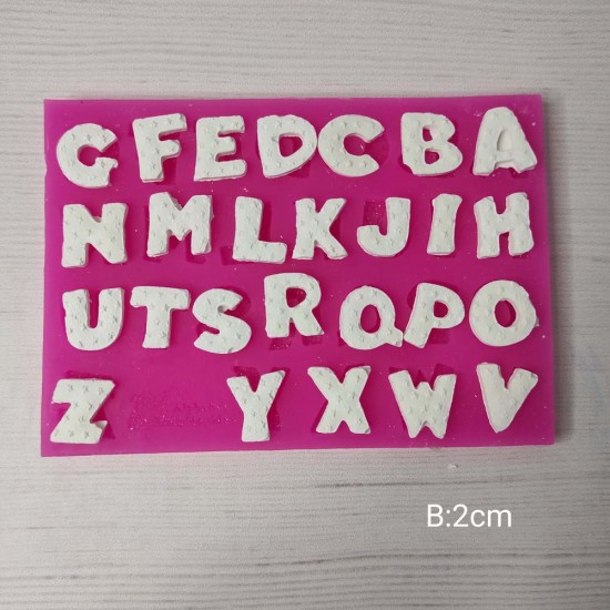 YY0218 Mini Yıldız Motifli Silikon Kalıp