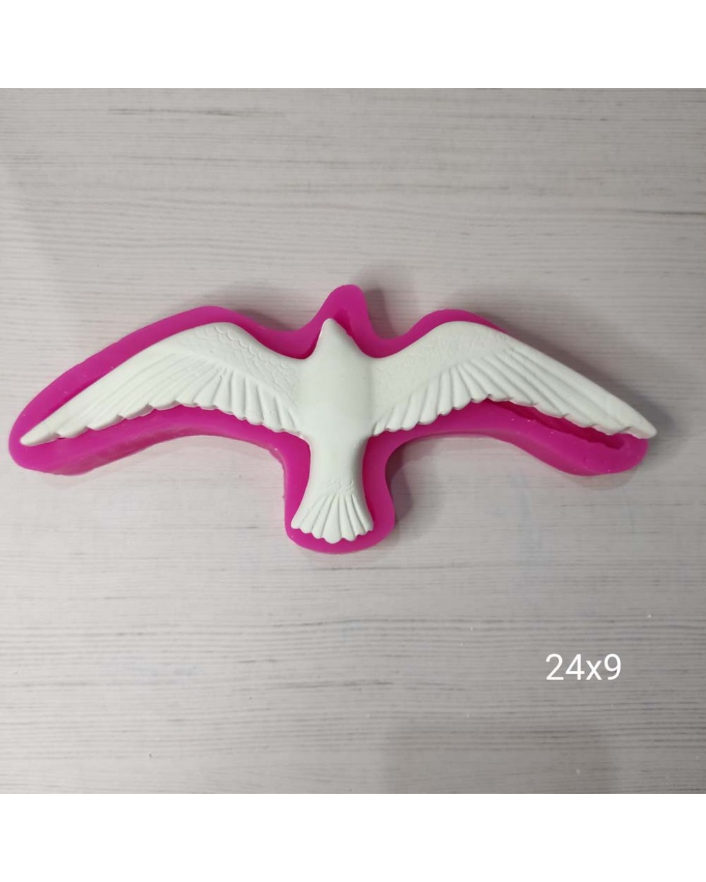 YY0275-Üçlü Martı Orta Silikon Kalıp-24x9cm