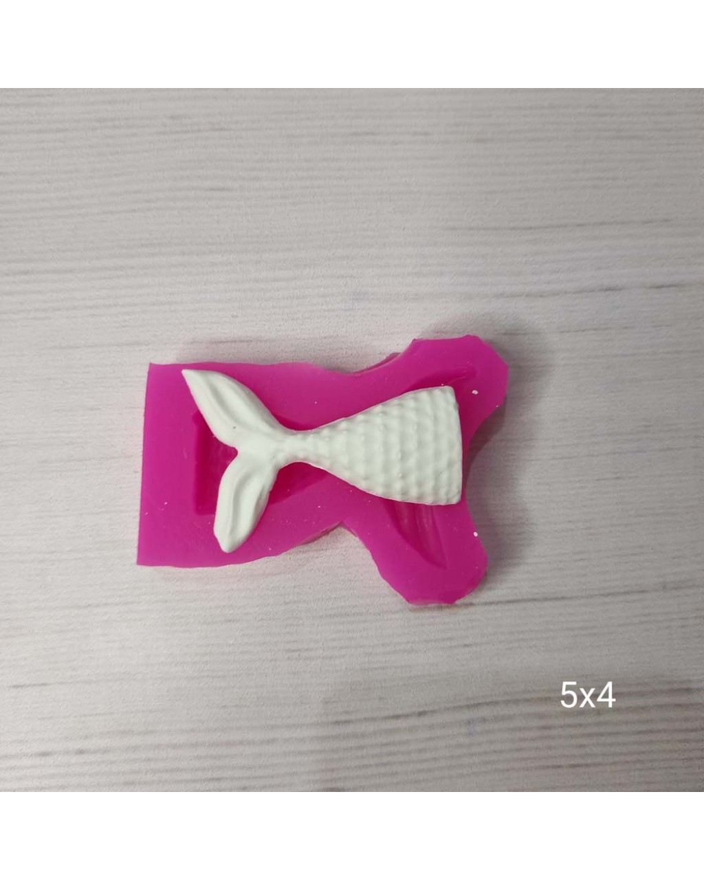 YY0282-Deniz Kızı Kuyruk Küçük Silikon Kalıp-5x4cm