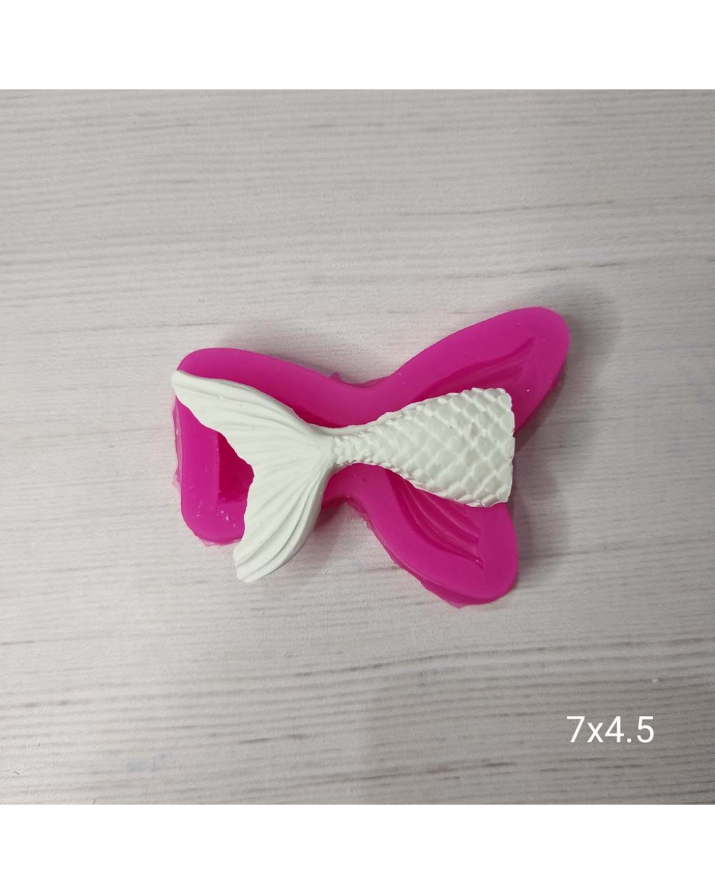 YY0283-Deniz Kızı Kuyruk Orta Silikon Kalıp-7x4,5cm