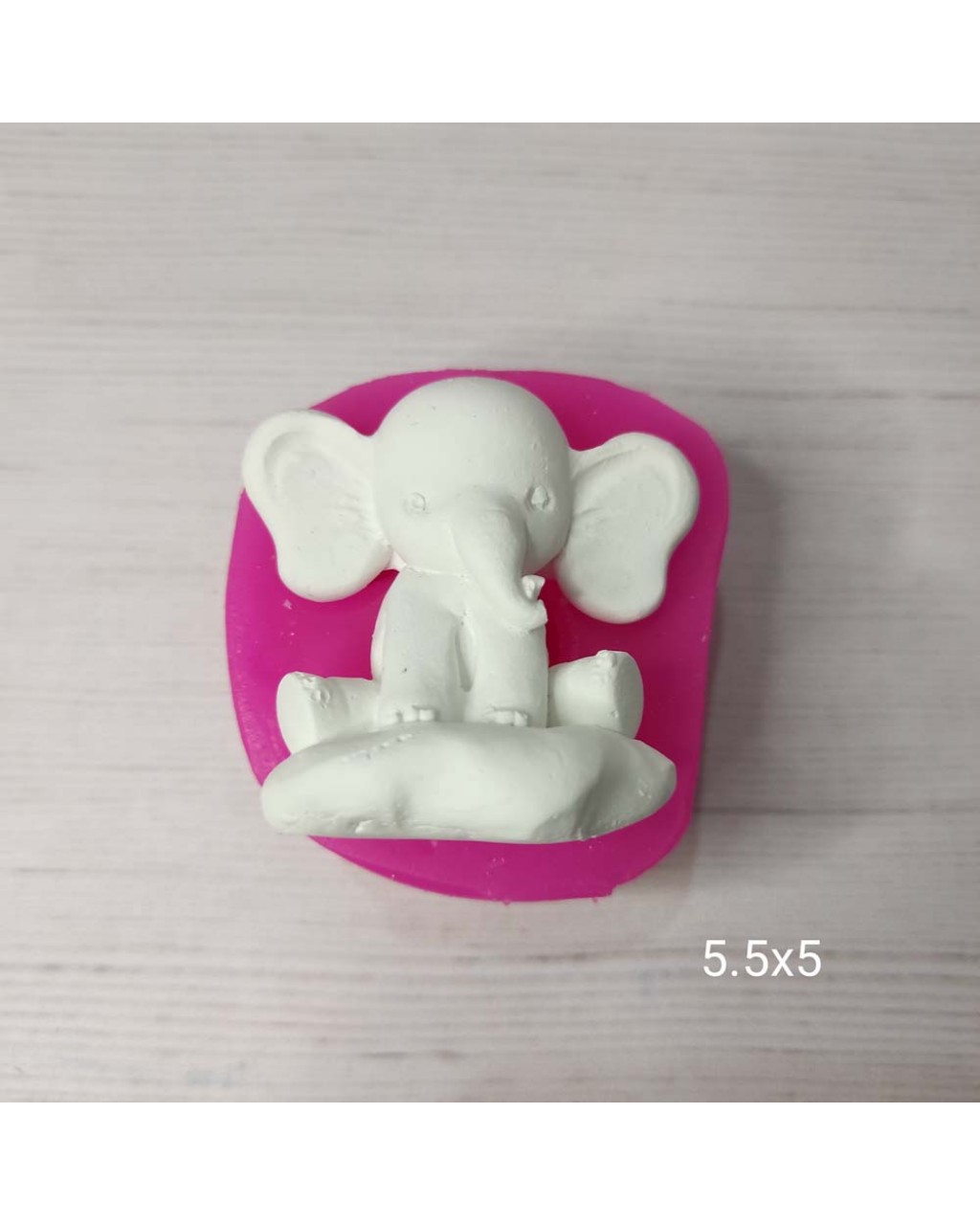 YY0285-5Li Fil Set Bulut Üstünde Silikon Kalıp-5,5x5cm