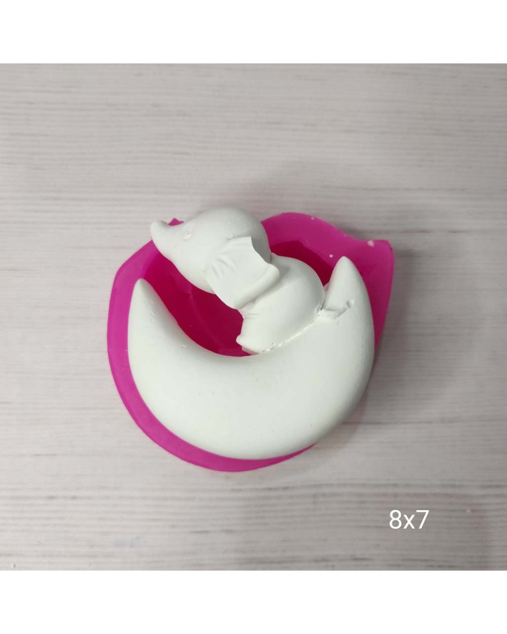 YY0289 Ay Üstünde Fil Silikon Kalıp