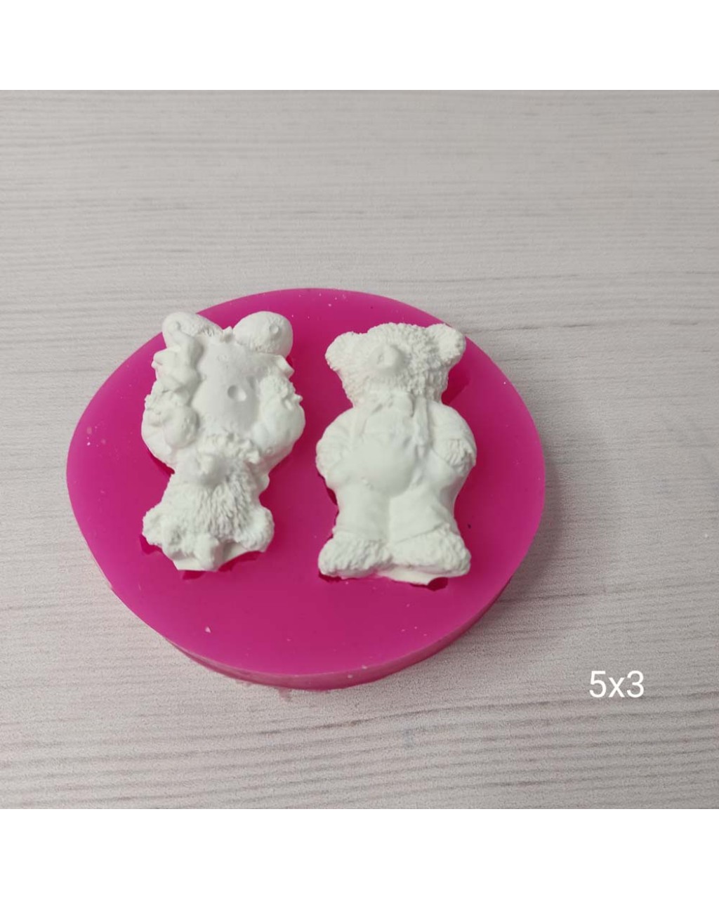 YY0304 Kız Erkek Ayıcık Silikon Kalıp