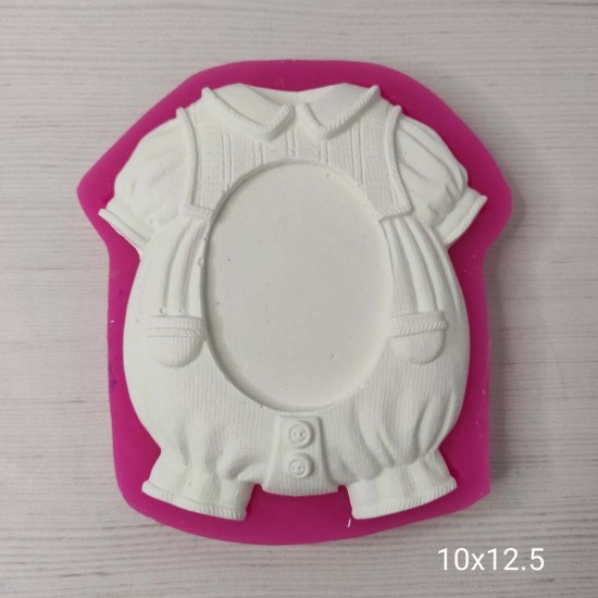 YY0339 Bebek Tulumlu Çerçeve Silikon Kalıp