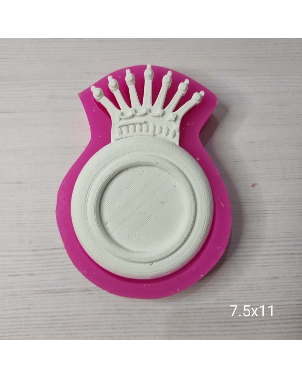 YY0387 Kral Taç Yuvarlak Çerçeve Silikon Kalıp