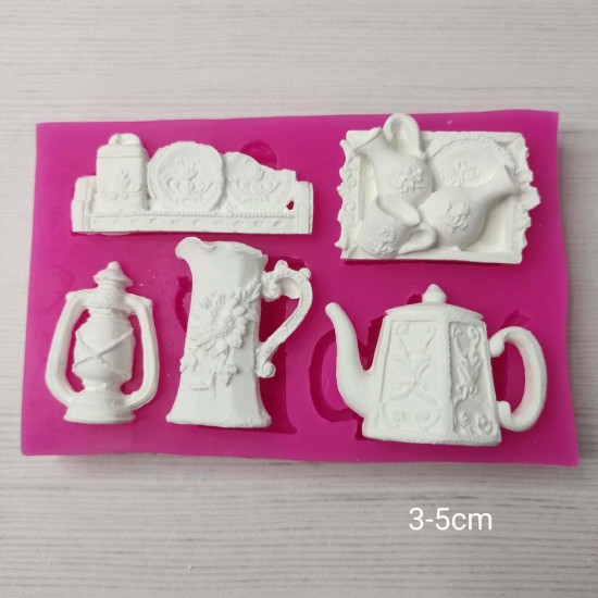 YY0420 Minyatür Mutfak Seti Silikon Kalıp
