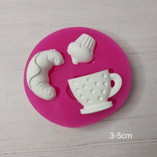 YY0427 Kek Fincan Silikon Kalıp