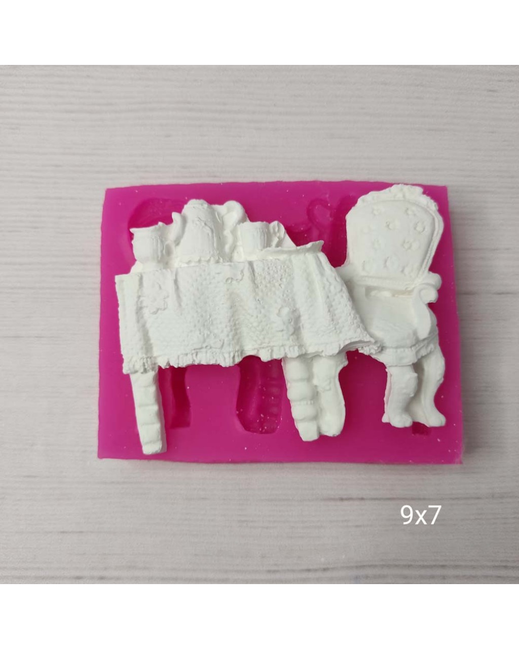 YY0464 Birleşik Yemek Masası ve Sandalye Silikon Kalıp