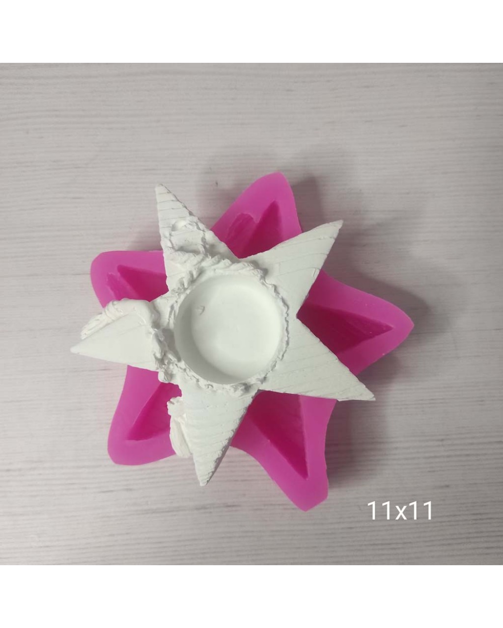 YY0514 Yıldız Tealight Silikon Kalıp