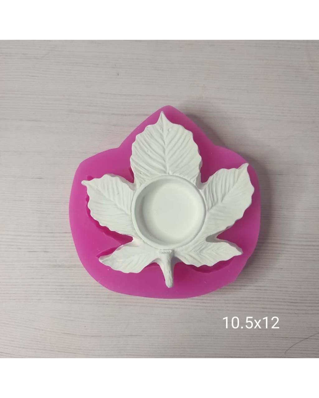 YY0518 Çınar Yaprağı Tealight Silikon Kalıp