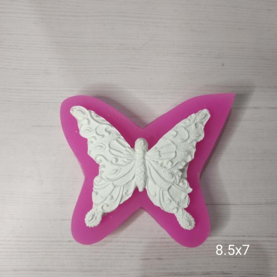 YY0547 Desenli Kelebek Silikon Kalıp