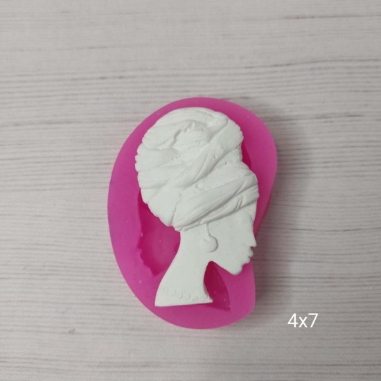YY0576 Afrikalı Kadın Silikon Kalıp