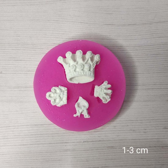 YY0665 Çoklu Taç Modelleri Silikon Kalıp