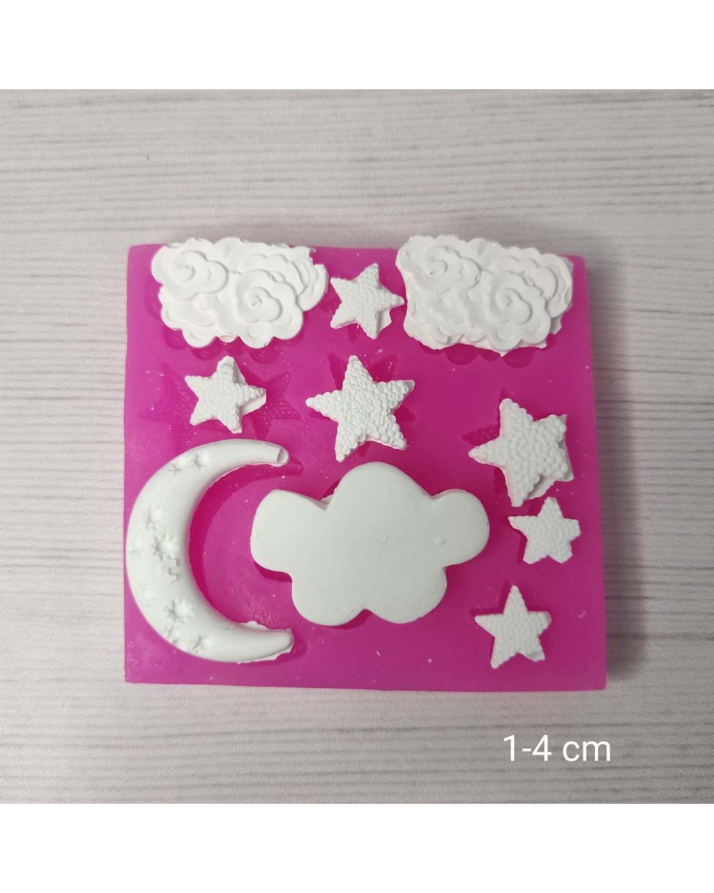 YY0677 Yıldız Bulut Ay Figürleri Silikon Kalıp