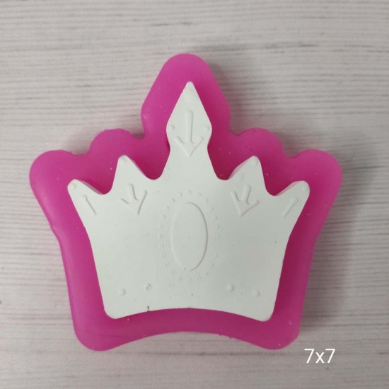 YY0683 Ok İşaretli Kral Tacı Silikon Kalıp