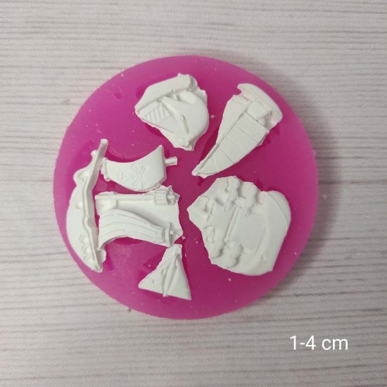 YY0700 Çoklu Gemi Figürleri Silikon Kalıp