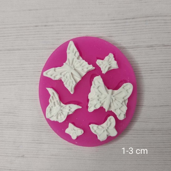 YY0743 Çoklu Kelebek Silikon Kalıp