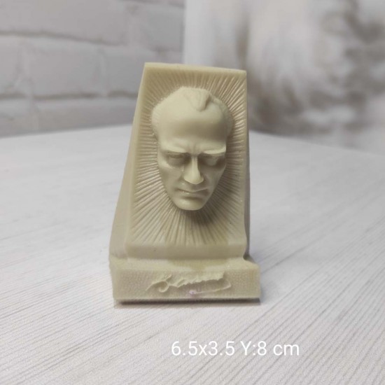 YY0836 Atatürk Kabartmalı Silikon Kalıp