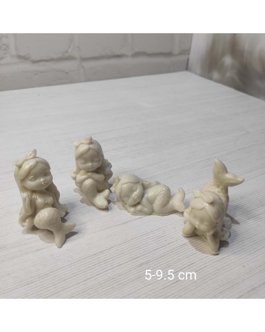 YY0838 Dörtlü Deniz Kızları Silikon Kalıp