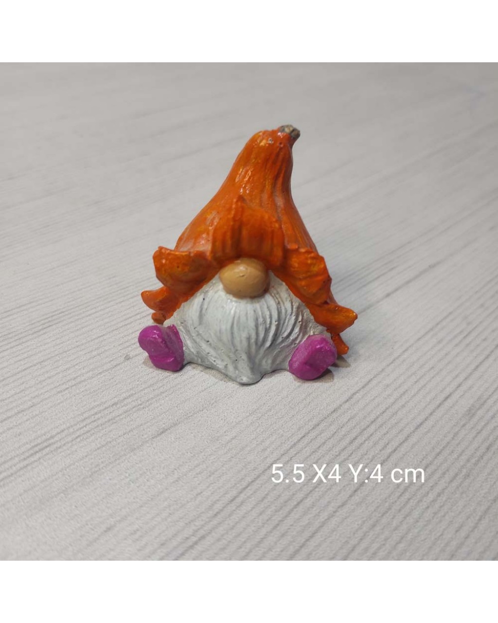 YY0854 Kabak Şapkalı Oturan Cüce Silikon Kalıp