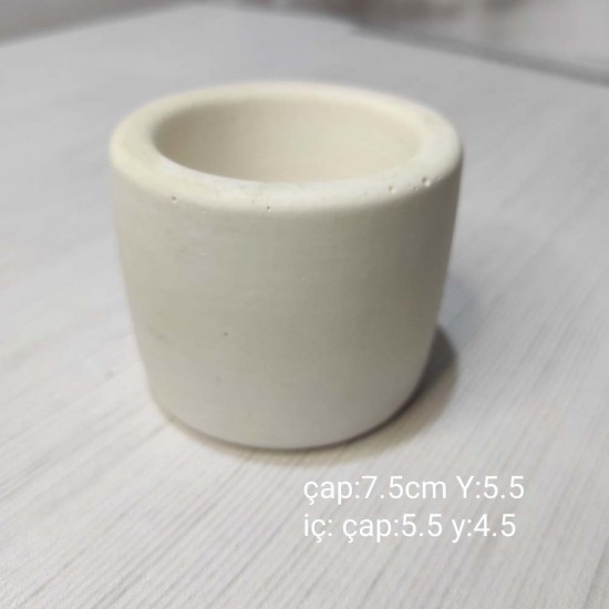 YY0862 Silindir Saksı Mumluk Silikon Kalıp