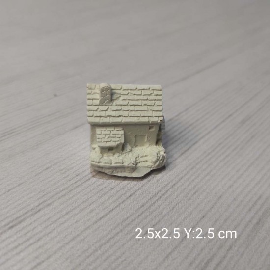 YY0877 Minyatür Kulübe Silikon Kalıp