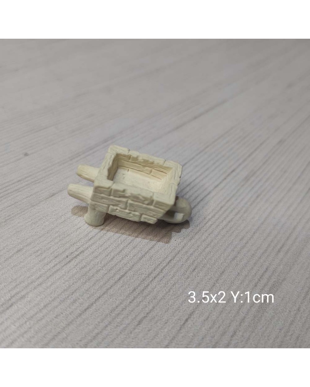 YY0885 Minyatür Duvar Örgülü El Arabası Silikon Kalıp