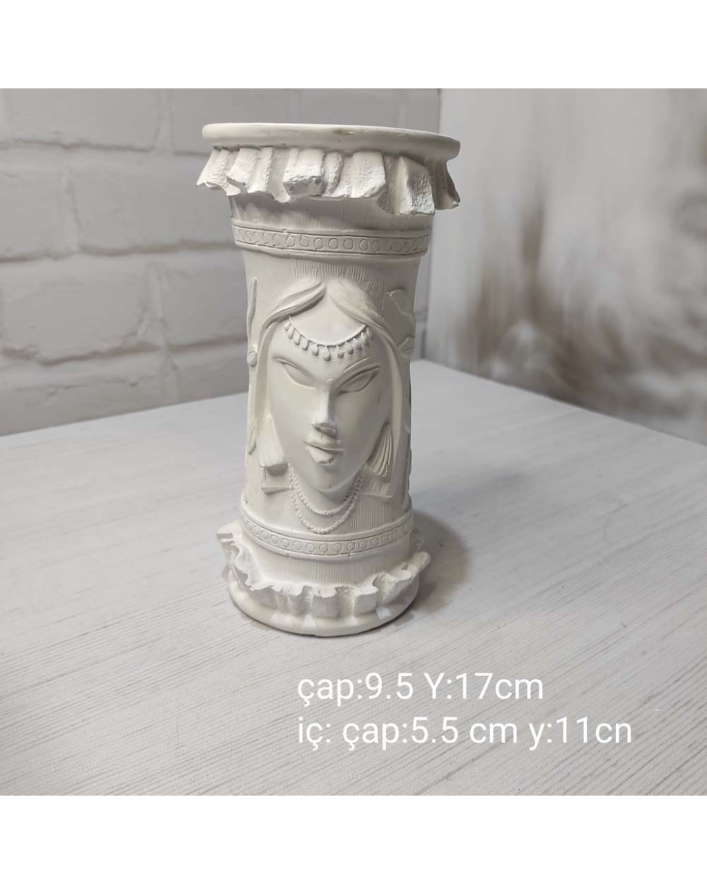 YY0958 Afrikalı Kadın Figürlü Saksı Silikon Kalıp