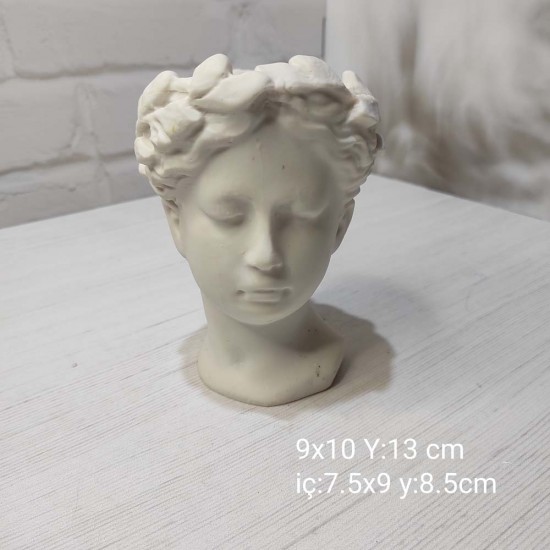 YY0965 Helen Büst Saksı Silikon Kalıp