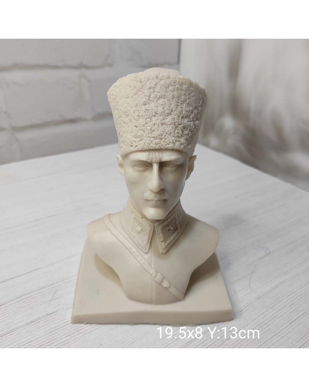 YY0968 Atatürk Büst Biblo Silikon Kalıp