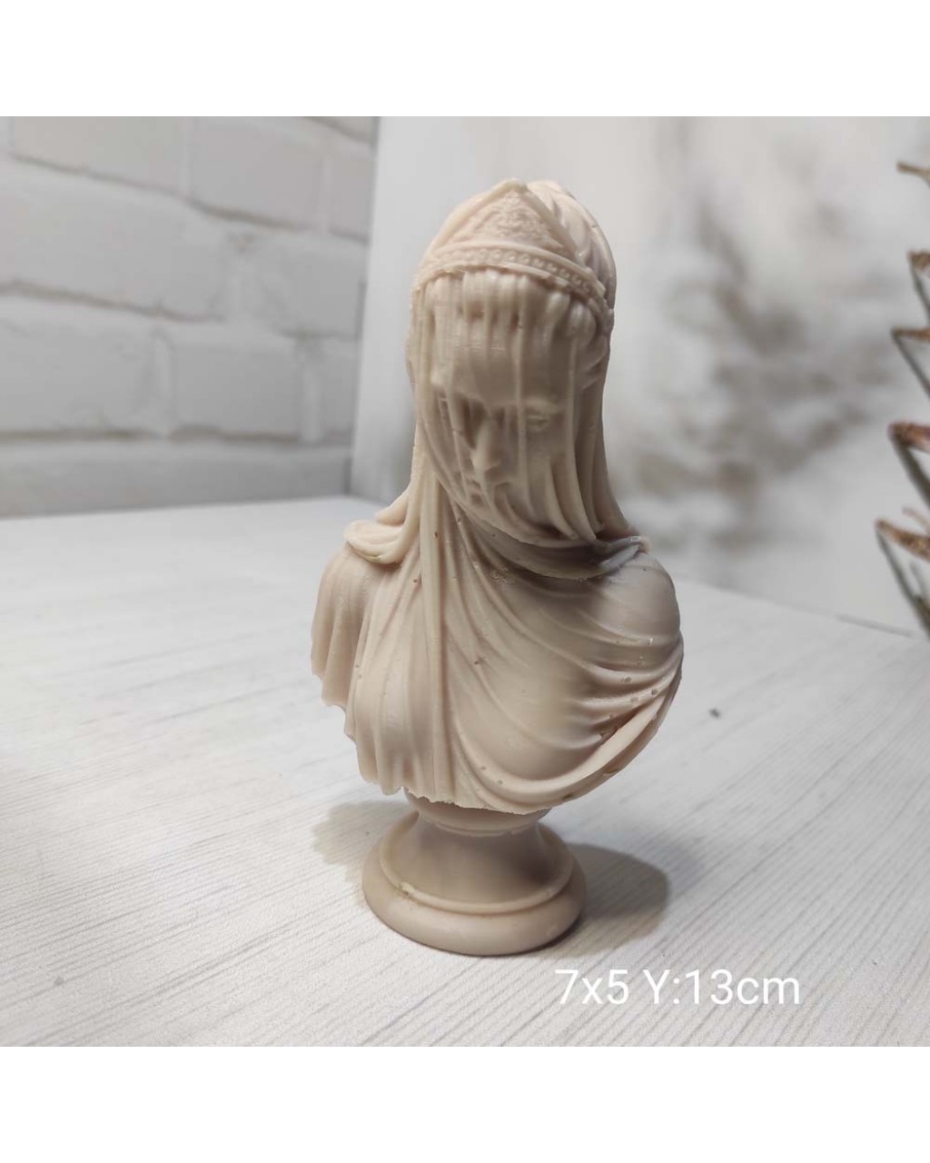YY0970 Kaideli Tüllü Kadın Büst Biblo Silikon Kalıp