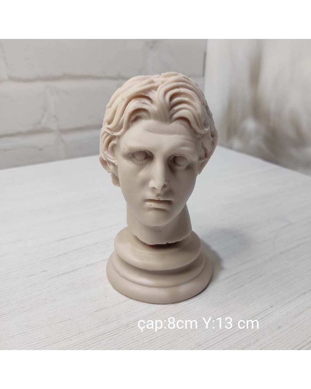 YY0975 Büyük İskender Büst Silikon Kalıp
