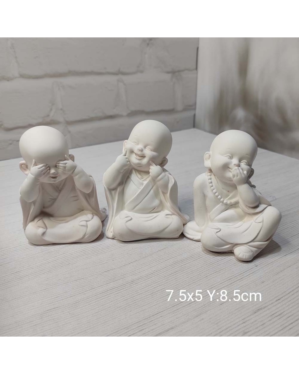 YY0978 Üçlü Buda Biblo Silikon Kalıp