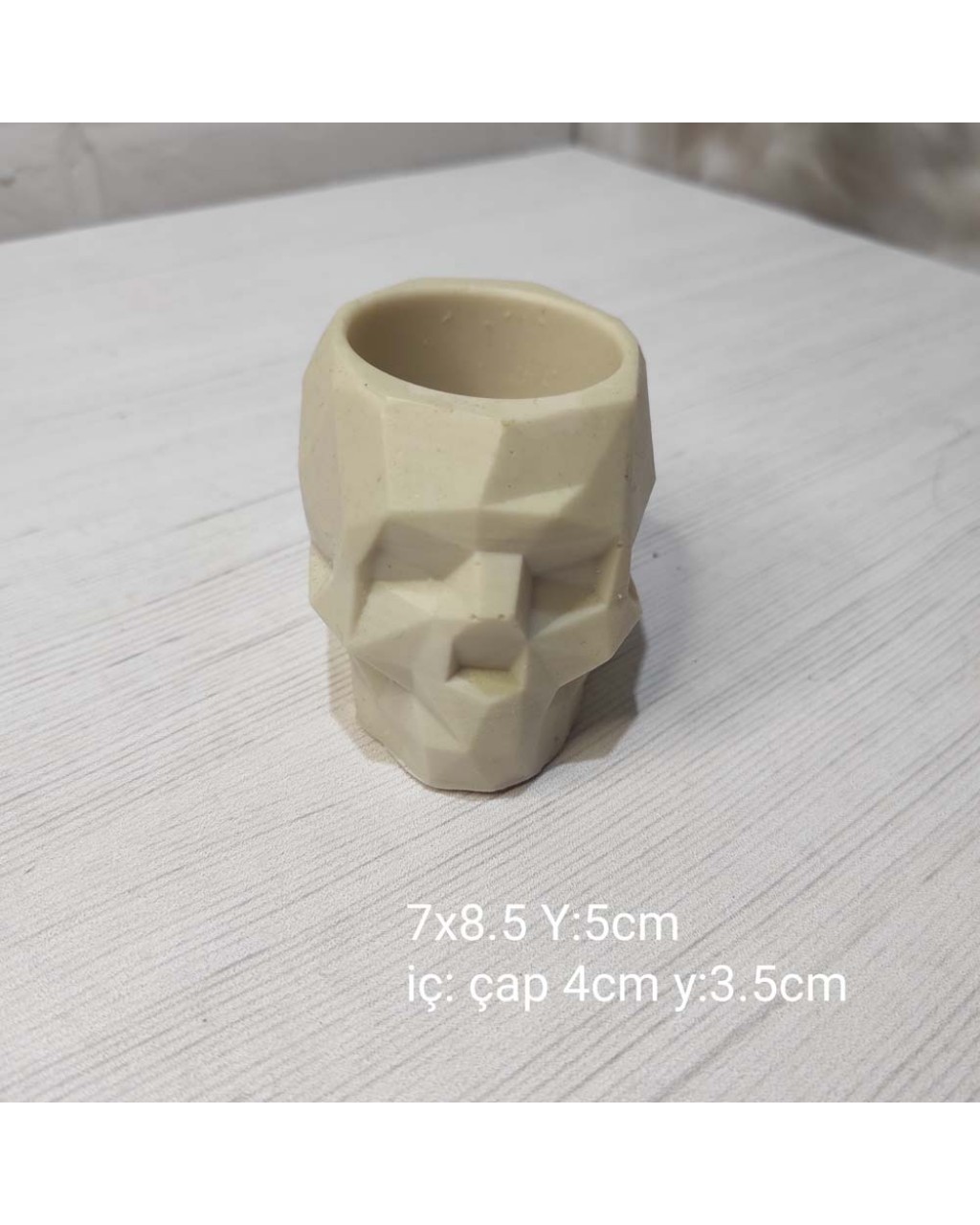 YY0988-İskelet Saksı Silikon Kalıp