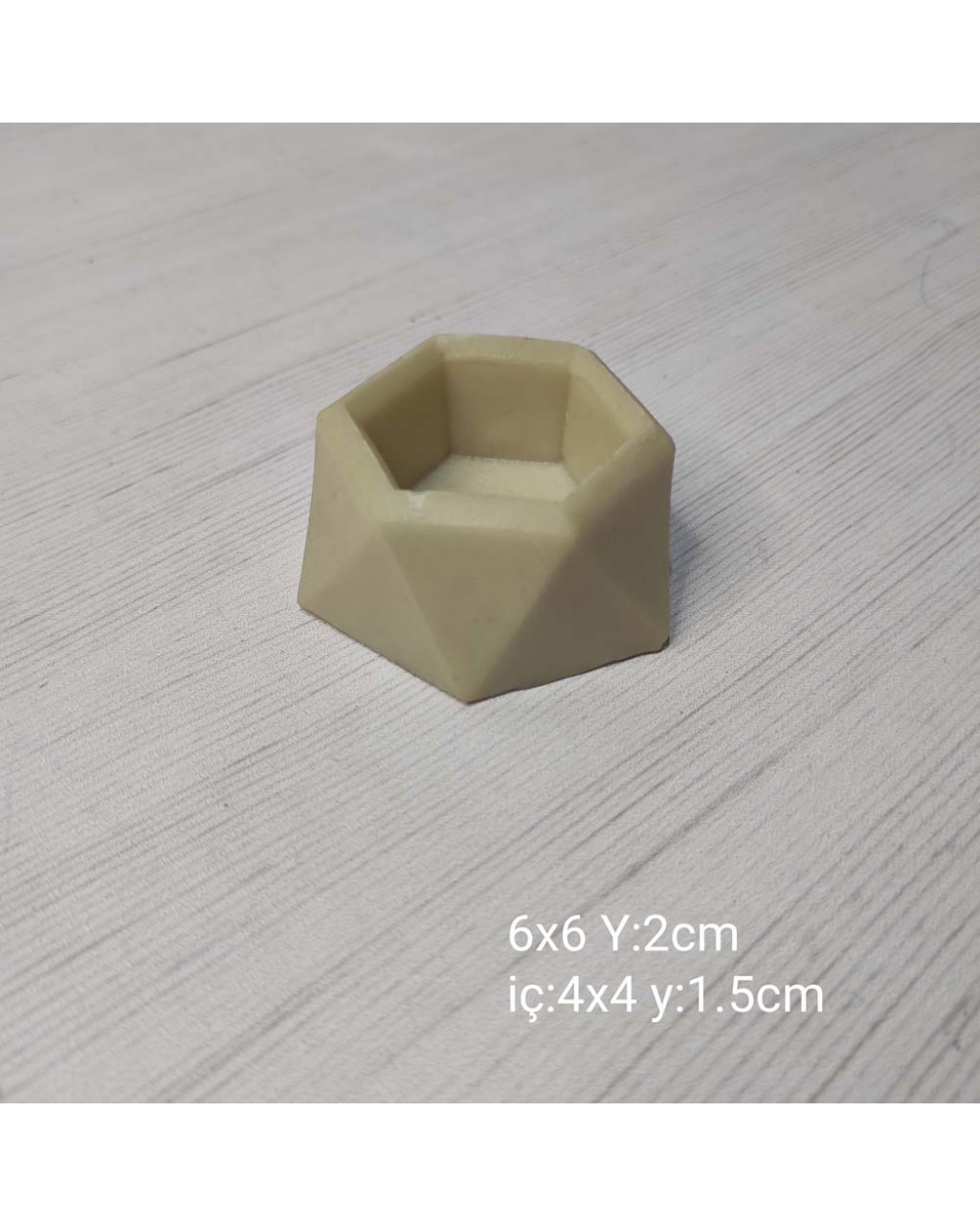 YY0994 Geometrik Küçük Saksı Silikon Kalıp
