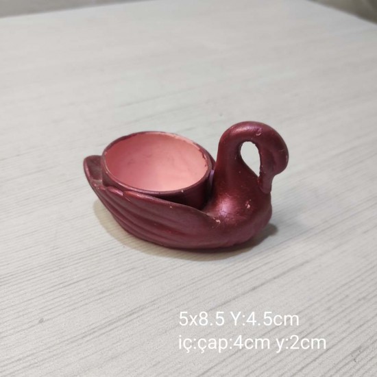 Kuğu Mumluk Silikon Kalıp – Zarif ve Şık Dekoratif Hediye! Kuğu Mumluk Silikon Kalıp – Zarif ve Şık Dekoratif Hediye!