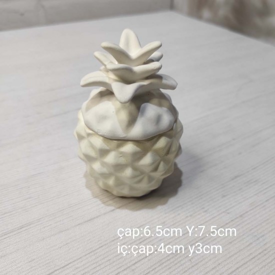 YY1012-Ananas Saksı Kapaklı Silikon Kalıp YY1012-Ananas Saksı Kapaklı Silikon Kalıp