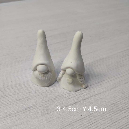 YY1024-Kız Erkek Cüce Biblo Silikon Kalıp