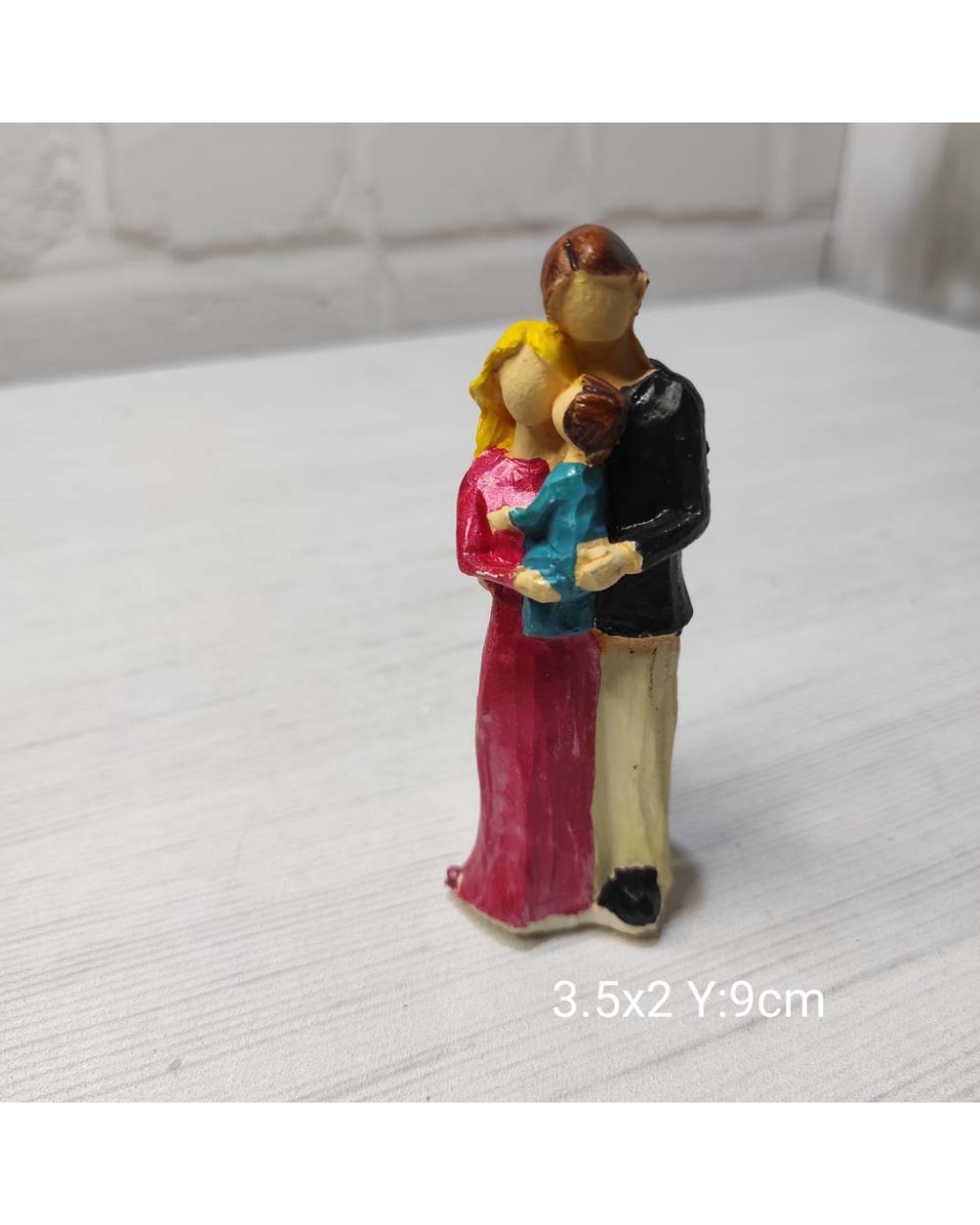 YY1026-Anne Baba Çocuk Biblo Silikon Kalıp YY1026-Anne Baba Çocuk Biblo Silikon Kalıp