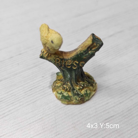 YY1087-Ağaç Üzerinde Kuş Silikon Kalıp
