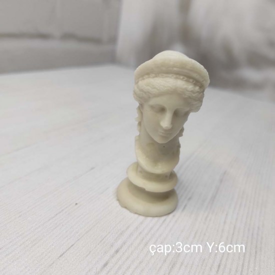 YY1148-Kadın Biblo Büst Silikon Kalıp