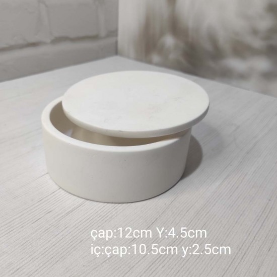 YY1215-Kapaklı Mumluk Silikon Kalıp YY1215-Kapaklı Mumluk Silikon Kalıp