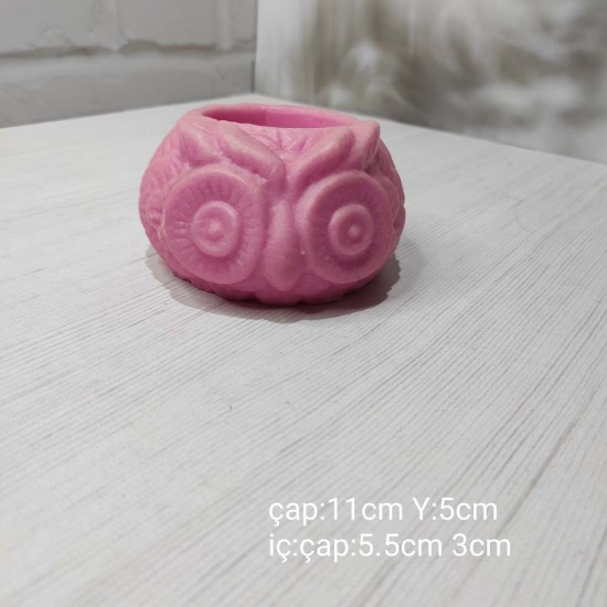 YY1247-Baykuş Saksı Silikon Kalıp YY1247-Baykuş Saksı Silikon Kalıp