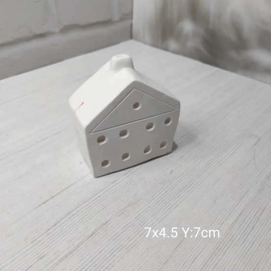 Tea Lıght Ev 7cm Silikon Kalıp