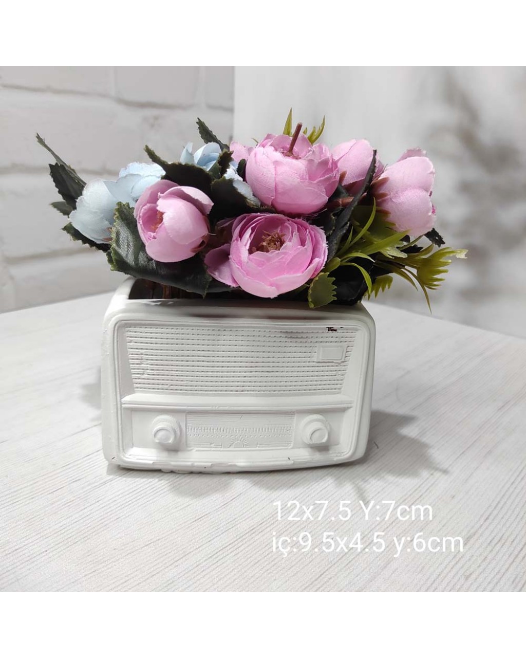 YY1277-Radyo Saksı Silikon Kalıp YY1277-Radyo Saksı Silikon Kalıp