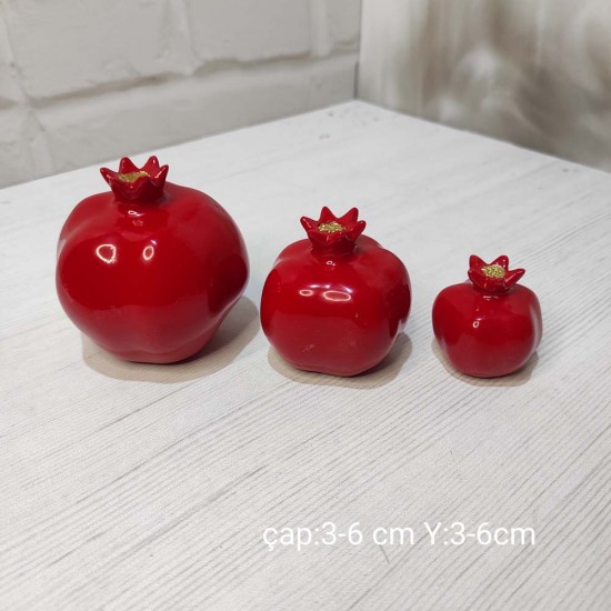 YY1357-3Lü Nar Set Silikon Kalıp YY1357-3Lü Nar Set Silikon Kalıp