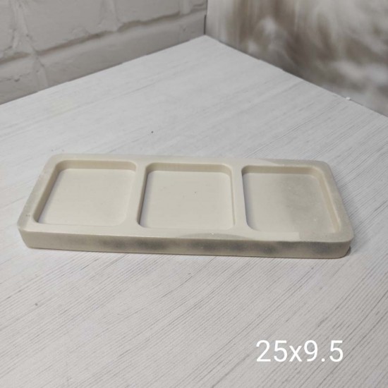 YY1372-3Lü Saksı Altlığı Dikdörtgen Silikon Kalıp YY1372-3Lü Saksı Altlığı Dikdörtgen Silikon Kalıp