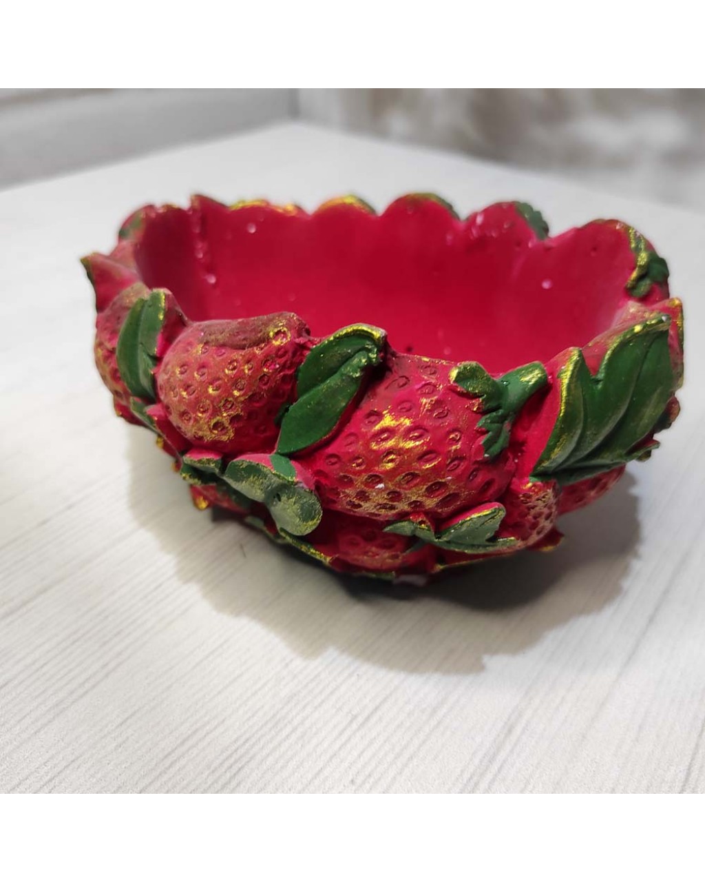 YY1455-Çilek Kabartmalı Çilek Saksı Silikon Kalıp YY1455-Çilek Kabartmalı Çilek Saksı Silikon Kalıp