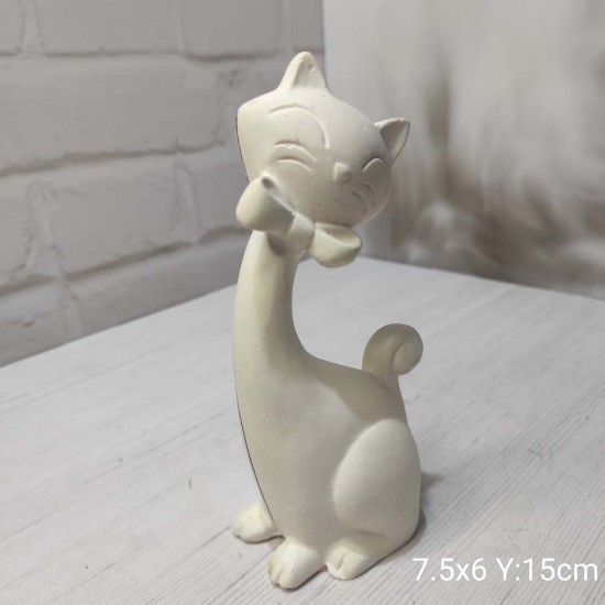 YY1483 Papyonlu Kedi Biblo Silikon Kalıp: Şıklık ve Sevimliliğin Buluştuğu Özel Tasarım!