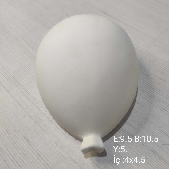 YY1501-Balon Duvar Süsü Saksı 10,5cm Silikon Kalıp